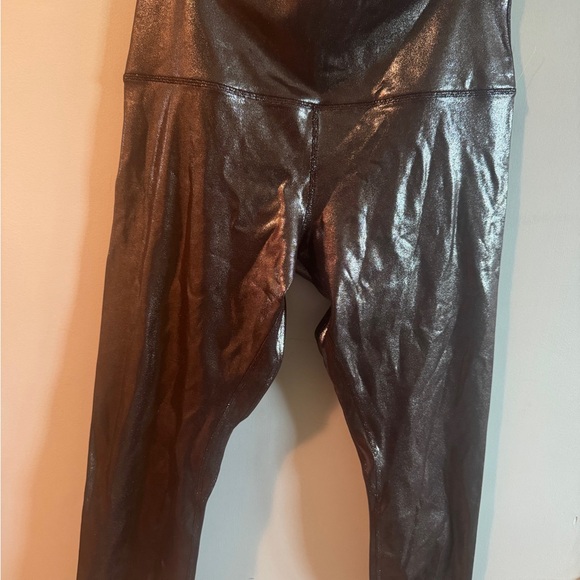 Brand New Metallic Shiny Bronze Leggings - Picture 1 of 3